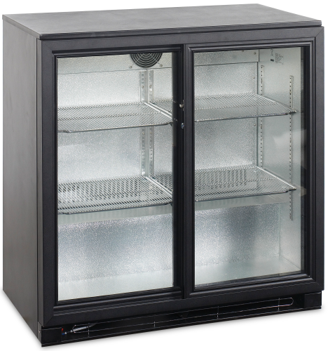 Bar Kühlschrank 900x515 mit 2 Glasschiebetüren